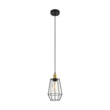Eglo DENHAM Lámpara Colgante Pulido, Negro, 1 luz Eglo DENHAM Lámpara Colgante Pulido, Negro, 1 luz