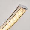 Kalandi Lámpara de Techo LED Níquel-mate, 2 luces