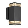 Nordlux ELM Aplique Negro, 2 luces