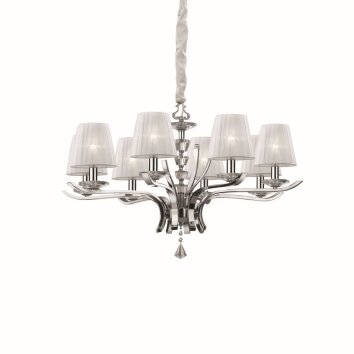 Ideal Lux PEGASO Lámpara de araña Blanca, 8 luces