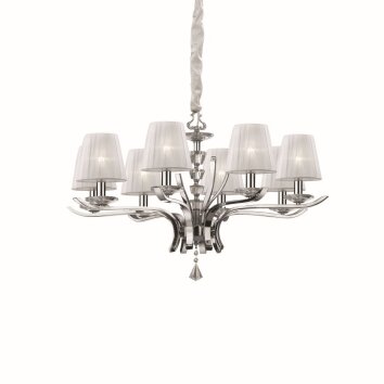 Ideal Lux PEGASO Lámpara de araña Blanca, 8 luces