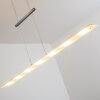 Lámpara Colgante Ramsele LED Cromo, Níquel-mate, 7 luces