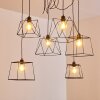 Havel Lámpara Colgante Negro, 6 luces