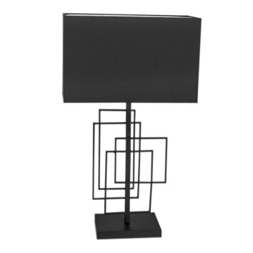 Lámpara de Mesa By Rydens Paragon Negro, 1 luz