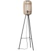 Lámpara de Pie Brilliant Woodrow Marrón, 1 luz