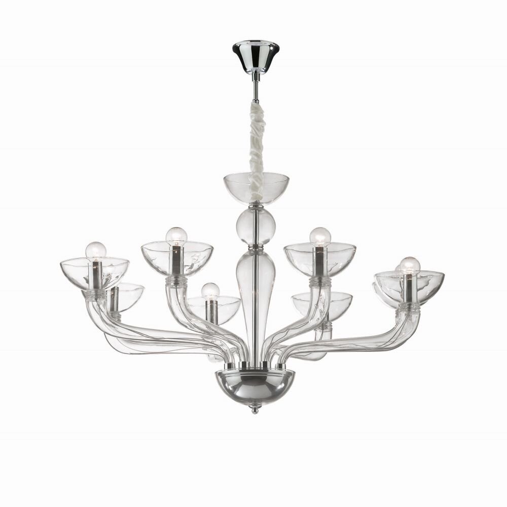 Ideal Lux CASANOVA Lámpara de araña Cromo, 8 luces main product photo