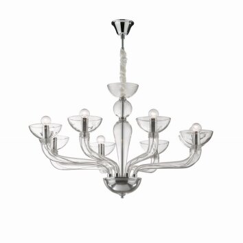 Ideal Lux CASANOVA Lámpara de araña Cromo, 8 luces