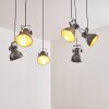 Hora Lámpara Colgante Plata, 6 luces