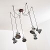 Hora Lámpara Colgante Plata, 6 luces