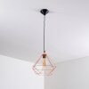 Kunir Lámpara Colgante Negro, 1 luz
