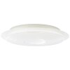 Brilliant Viktor Lámpara de Techo LED Plata, Blanca, 1 luz, Mando a distancia, Cambia de color
