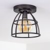 Haervej Lámpara de Techo Negro, 1 luz