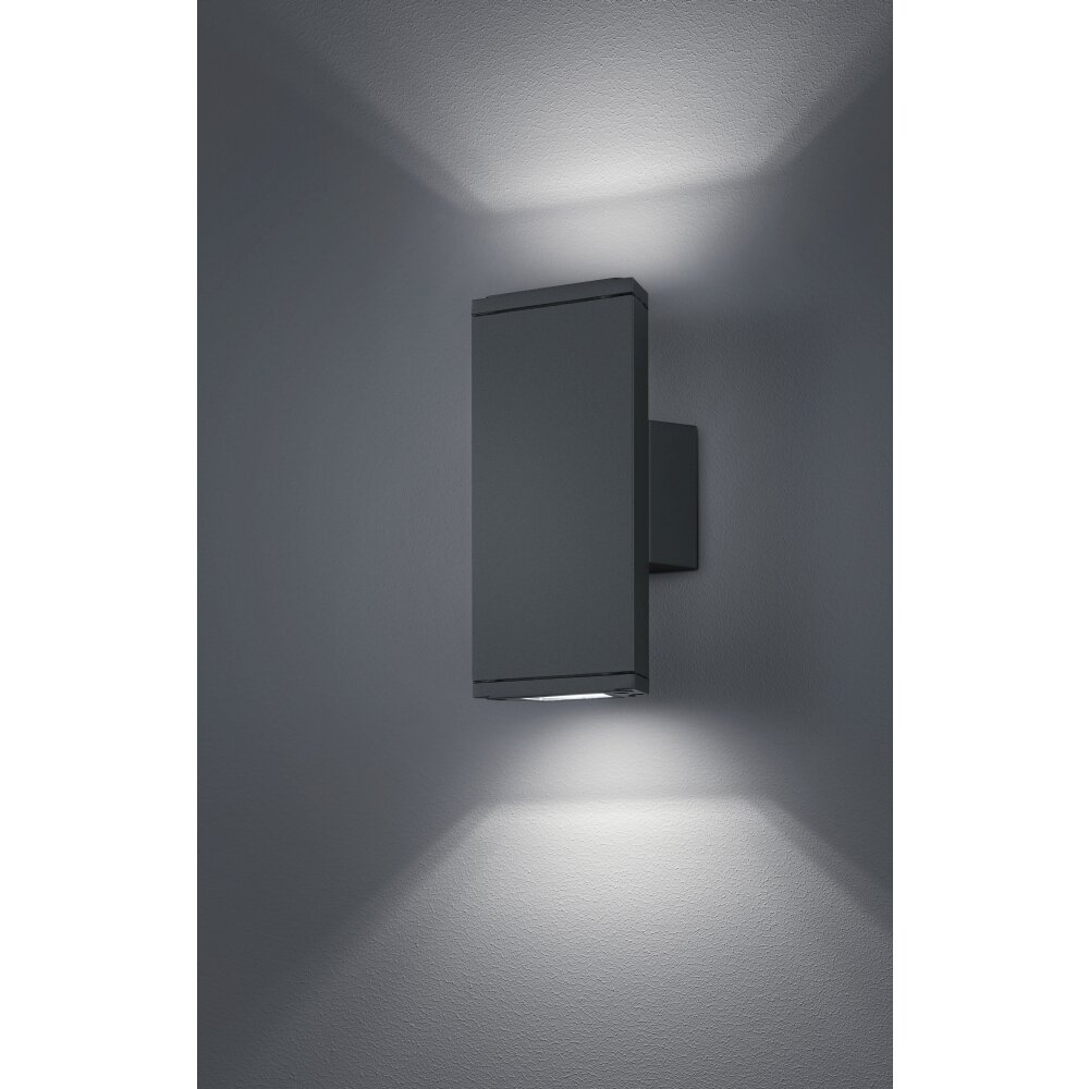 Trio COLORADO Aplique para exterior LED Antracita, 2 luces main product photo