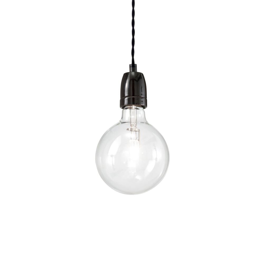 Ideal Lux KLAUS Lámpara Colgante Negro, 1 luz main product photo
